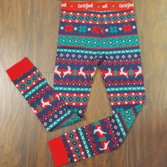 3/$12. Cat & Jack Fairisle Pajama Set. NWOT. - Picture 4 of 5